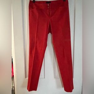 Skinny red Cynthia Rowley trousers